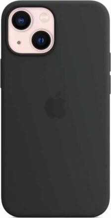 Чехол силиконовый для iPhone 13 mini Apple MagSafe (темная ночь)