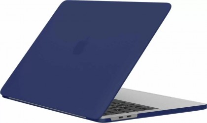 Чехол-накладка moonfish для MacBook Pro 13" soft-touch (темно-синий)
