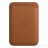 Кожаный чехол-бумажник MagSafe для iPhone (золотисто-коричневый)