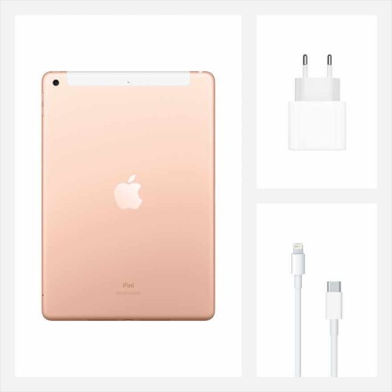 Планшет Apple iPad 10.2&quot; Wi-Fi + Cellular 128GB 2020 (золотой)