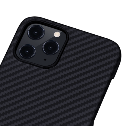 Кевларовый чехол Pitaka MagEZ Case для iPhone 12 Pro (черно-серый)