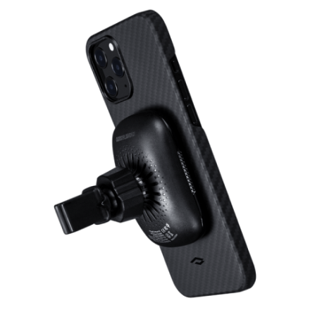 Кевларовый чехол Pitaka MagEZ Case для iPhone 12 Pro Max (черно-серый)